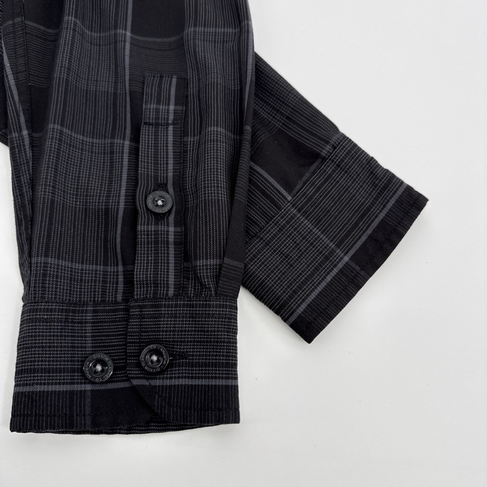 Dixxon Flannel Co Murphy Shirt Mens S Long Sleeve Black Plaid Snap Western - Picture 12 of 12
